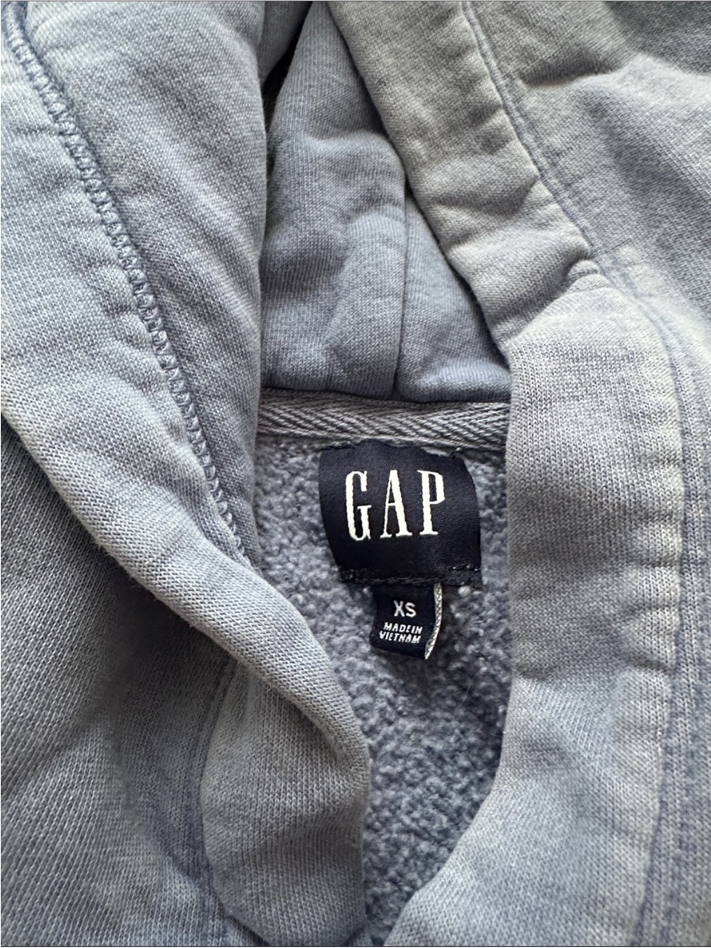 GAP Periwinkle Fleece Hoodie | XS - Picture 2 of 3